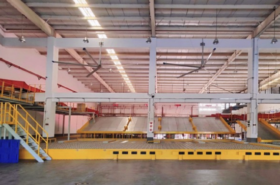 擴建后的出口陸側倉庫